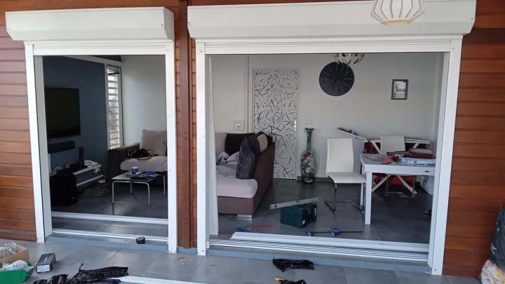 Baie vitrée sur mesure, Guadeloupe